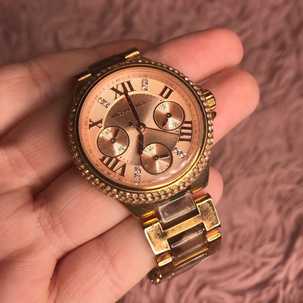 Michael Kors Gold & Tort Watch
